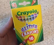 Crayola glitter crayons 16 pack