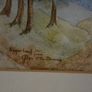 Large vintage watercolor Image 2