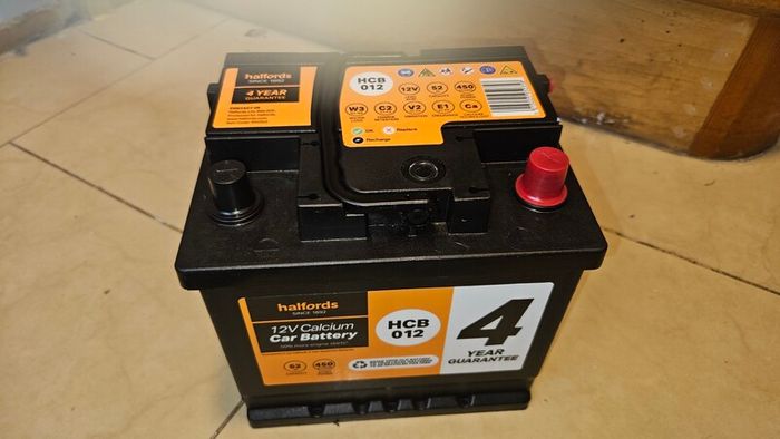 12v Halfords Car Battery