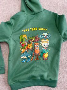 Green Italian Brainrot Hoodie NEW