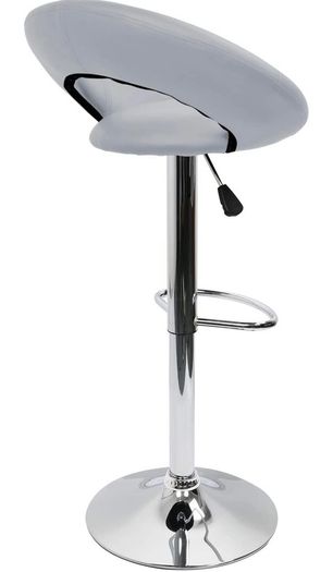 Heart Bar Stools Set of 2, Adjustable Breakfast Kitchen Faux Leather Bar Stools,Modern Dining Crescent Shaped Bar Seats MULTIPLE COLOURS AVAILABLE (FREE POSTAGE)