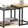 2 Pcs Nesting Table Set Image 2