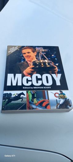 Tony McCoy's signed book, 20 times champion jockey, legend of a jockey in horse racing ,,collectors item.