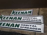 main image for ad keenan orbital spreader replacement sticker / decals