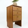 Vintage Retro Mid Century Teak Meredew Bedside Cabinet/Drawers Image 6