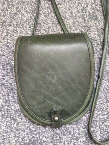 Vintage Handmade TONER Leather Saddle Bag Pouch Niall Toner