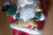 vintage santa Christmas tree holder