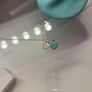 tiffanys blue heart necklace with a diamond Image 2