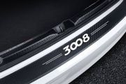1pc, Door Sill Car Rear Trunk Bumper Guard Plate Protector Stickers For Peugeot 3008 Logo Anti-Scratch Decal