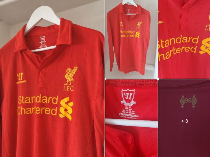 Liverpool FC 2012/13 Warrior Home Shirt Long Sleeve XL