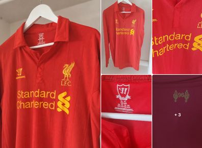 Liverpool FC 2012/13 Warrior Home Shirt Long Sleeve XL