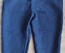 H&M linen blend trousers