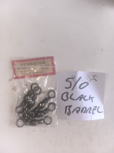 Large amount of Sundridge Korean made barrel swivels various sizes new old stock