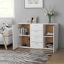 Sideboard White 120x35.5x75 cm Chipboard Image 8