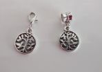 Tree of Life Charm - Pandora Style / Lobster Clasp