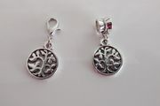 Tree of Life Charm - Pandora Style / Lobster Clasp