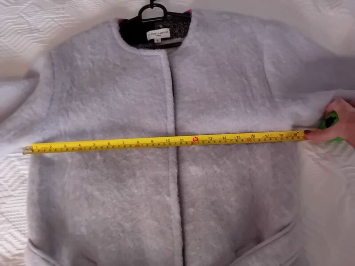 Wool Coat - American brand Almost Famous - Fits UK 8 - Brand New RRP 300