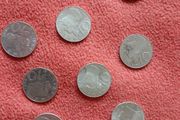 10 Austrian 10-Schilling Silver coins