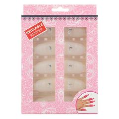Reusable Keeper Plastic Remover Cap Soak Off Clip - WHITE
