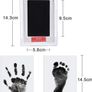 Baby Handprint and Footprint Kit, 3 Baby Handprint Ink Pads with Clean-Touch, 6 Imprint Cards, Pet Paw Print, Inkless Print Kit Safe Non-Toxic for baby Feet and Hands, Family Keepsake (FREE POSTAGE) Image 3