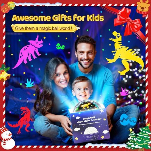 Sensory Star Projector Night Light for Babies & Kids, 93 Light Modes, Dimmable + Timer + Remote, 360 Rotation, Perfect Baby Girl & Boy Gift