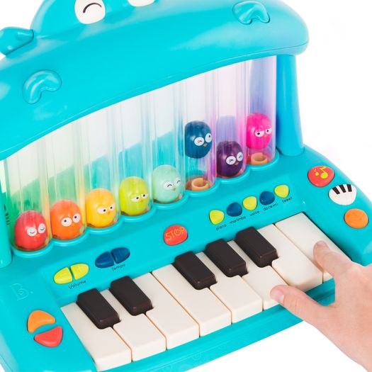 Musical Toy Keyboard Hippo Pop