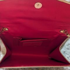 Kate Appleby Nude Clutch Bag with Gold Chain