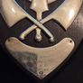 Rare Solid Silver Tuck Chang & Co Plaque presented to Sergeant J.Macfarlane Image 2