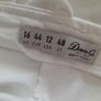 ladies white denim dress Image 3