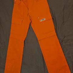 MISBHV Orange Straight-leg Trousers