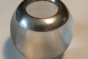 Magnificent 1902 Sterling Silver Glass Crystal Match Striker