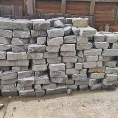 used blocks and timber