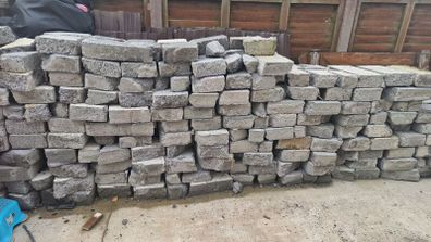 used blocks and timber
