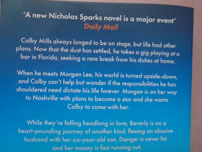 Paperback book, Fiction, Book,Dreamland, Nicholas Sparks