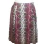 Savida Pink Animal Print Pleather A Line Knee Length Skirt /pockets L Uk  16 Including Post Image 4