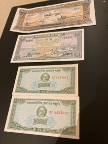 Cambodia banknotes