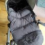 Cosy Buggy Footmuff with Polka Dot Design Image 5