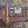 Vintage Mid-Century Union-Castle Line Ocean Liner Steamer Trunk / Suitcase (c. 1950s/60s) Image 5