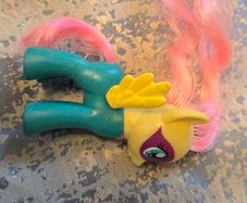 Fluttershy Masked Power Ponies MLP G4 3" masked Hero Brushable My Little Pony 2010