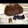 Prada Dear Skin Leather Satchel with Dragon Buckle Image 2