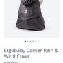 NEW Ergobay Carrier Wind Rain Cover Image 3