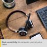 Jabra Evolve 65 wireless and wired headphone. Image 3