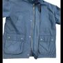 VINTAGE PG Field Navy Padded Wax Jacket Size XL Image 7