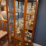 Fefco Antique Rosewood Display Cabinet Image 5