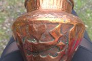 Antique persian or middle eastern copper pot