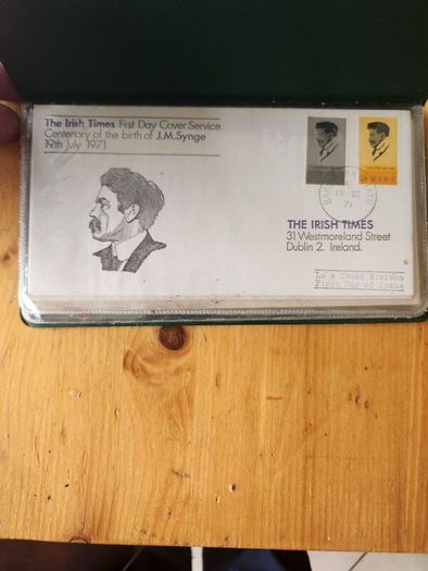 Irish Times First Day Covers X 4  In Beautiful  Presentation Folder. In Very Good Condition.