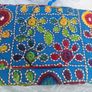 Sutliyan Handmade Blue Canvas Sling Bag Image 3