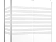 main image for ad Bath Enclosure 120x68x130 cm Tempered Glass Stripe