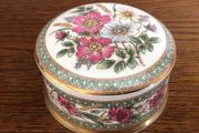 Vintage Falcon Ware China Lidded Trinket Box Dish