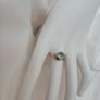 Diamond and Aquamarine Gold Ring Image 6